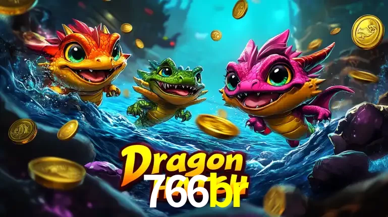 Arte promocional do jogo Dragon Hatch com três adoráveis dragões bebês nadando entre moedas de ouro, um dos slots mais divertidos para jogar no cassino 766br.